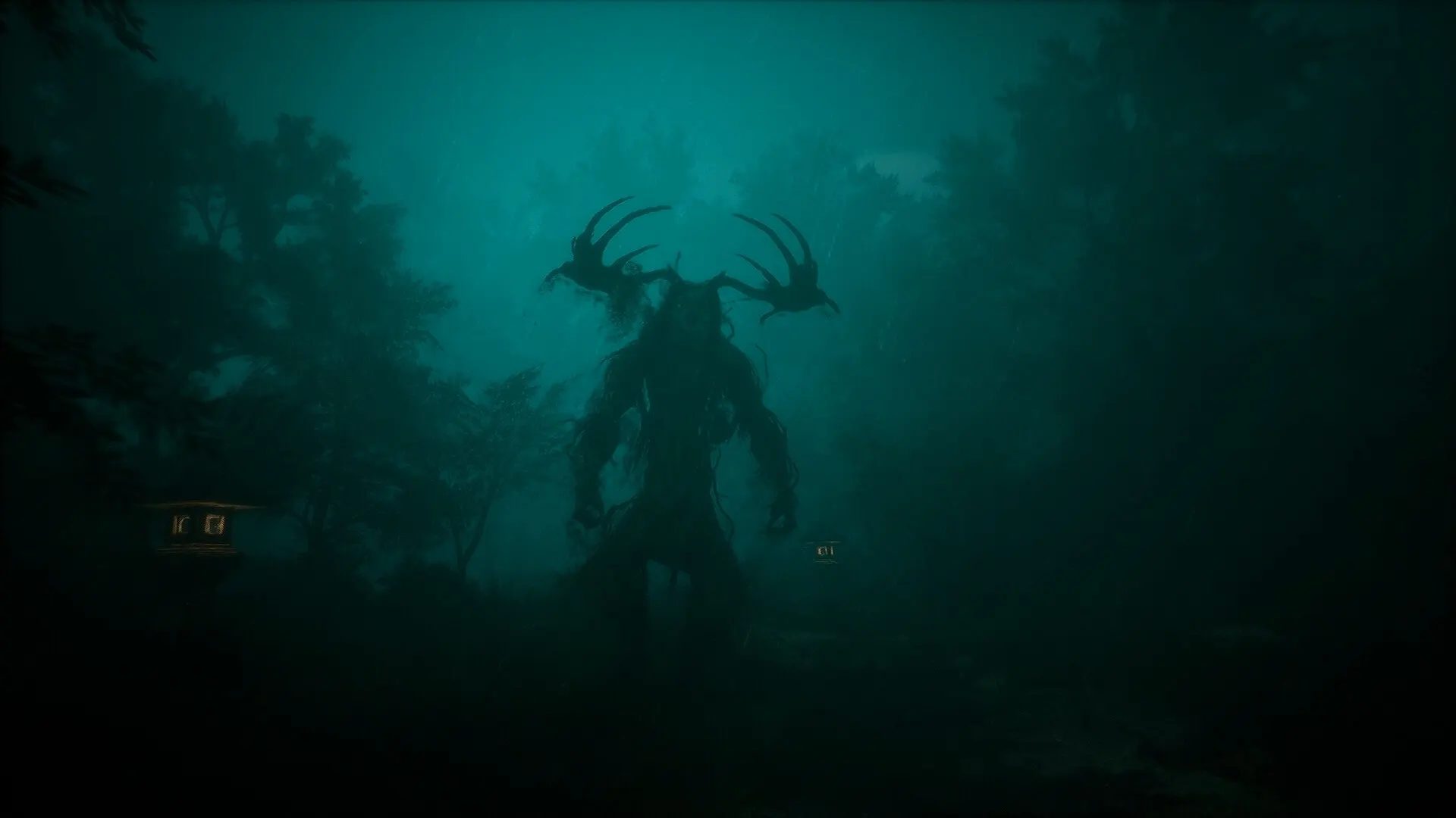 The Relic: First Guardian foggy forest shrine marking a Sealing Stone or Relic Energy site