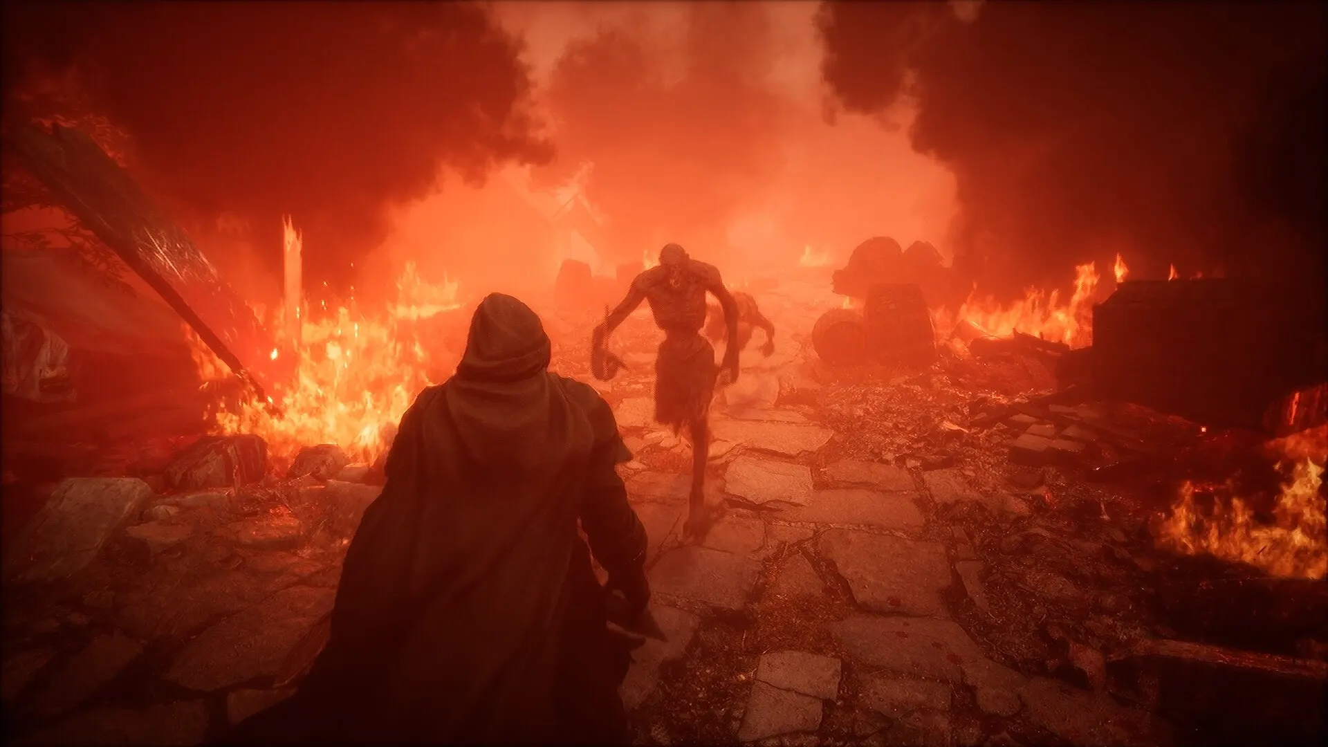 The Relic: First Guardian burning street fight — early mistakes under pressure